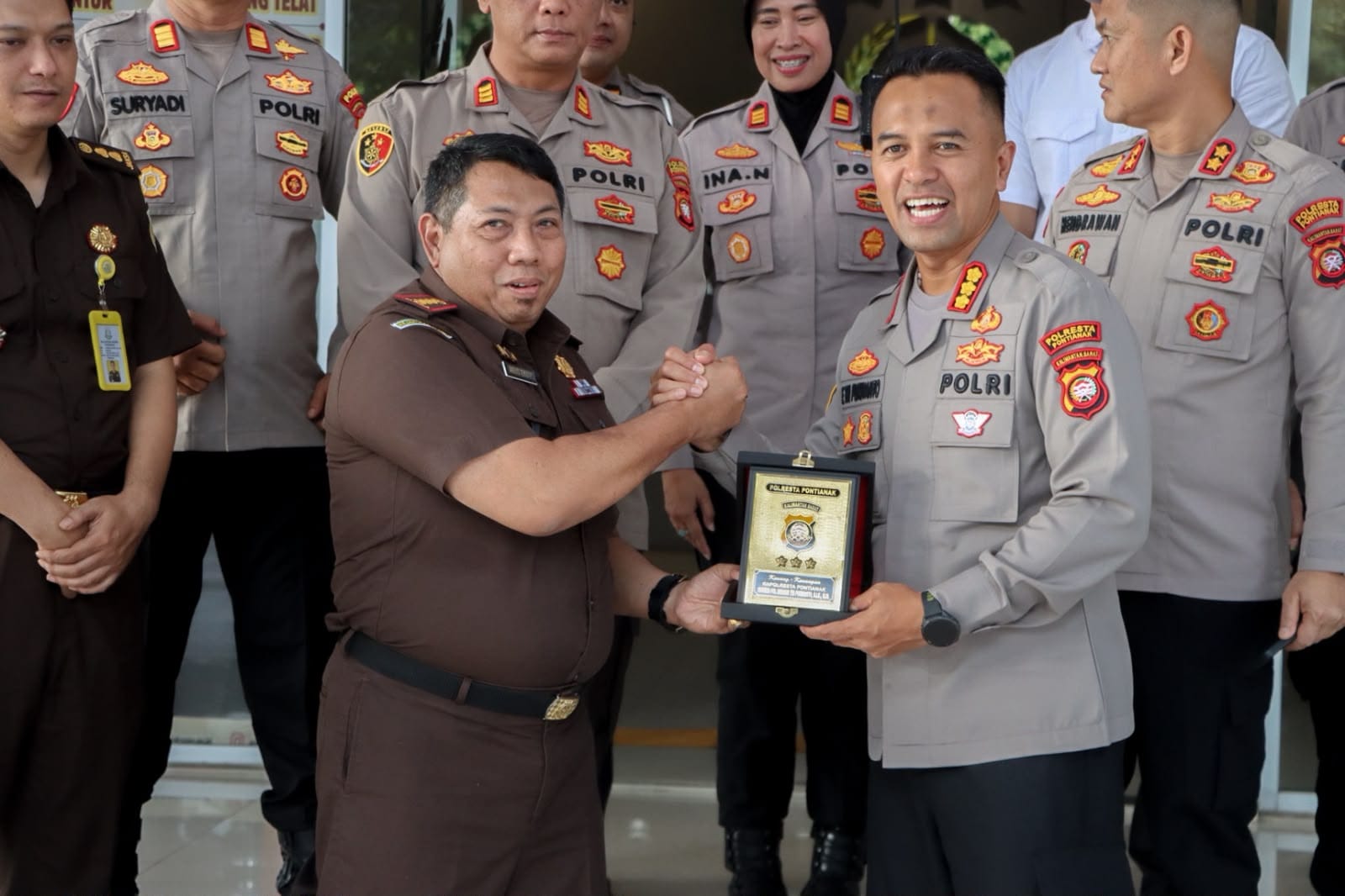 Kapolresta Pontianak Silaturahmi ke Kejaksaan Negeri Pontianak, Perkuat Sinergitas Antar APH