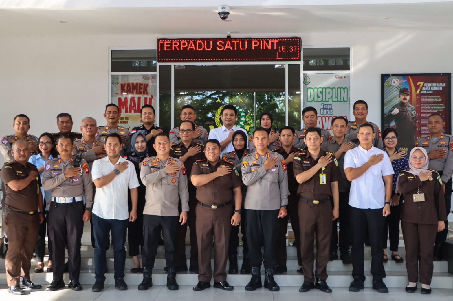 Pererat Kolaborasi Penegakan Hukum, Kapolresta Pontianak Kunjungi Kejaksaan Negeri Pontianak