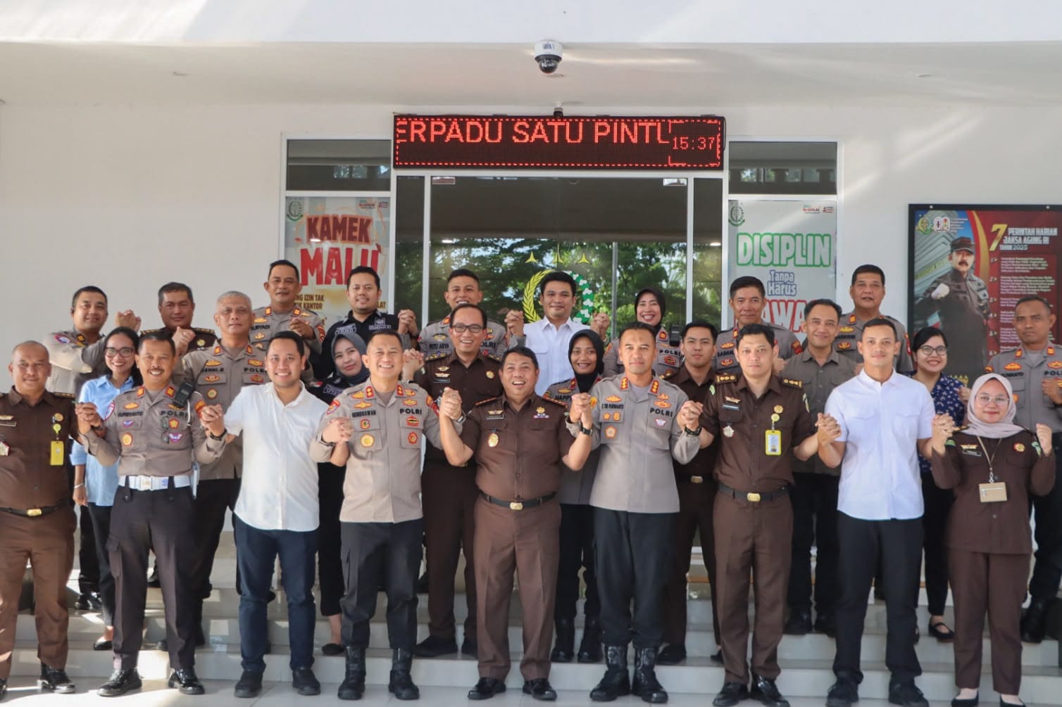 Sinergitas Antar Aparat Penegak Hukum Kian Solid, Kapolresta Pontianak Sambangi Kejaksaan Negeri Pontianak
