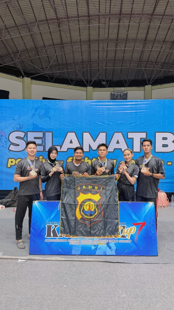 Taekwondo Polda Jambi Sabet Lima Medali di Kejuaraan Nasional Kapolri Cup 7 Tahun 2026