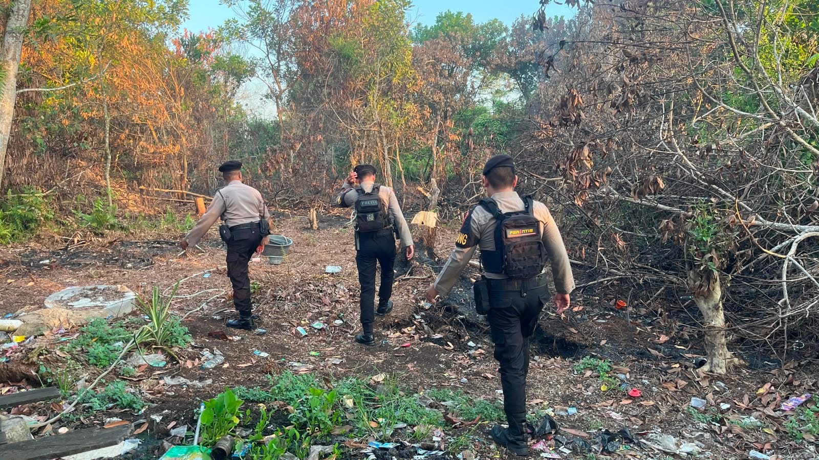 Antisipasi Kebakaran Hutan dan Lahan, Sat Samapta Polresta Pontianak Gencarkan Patroli Preventif