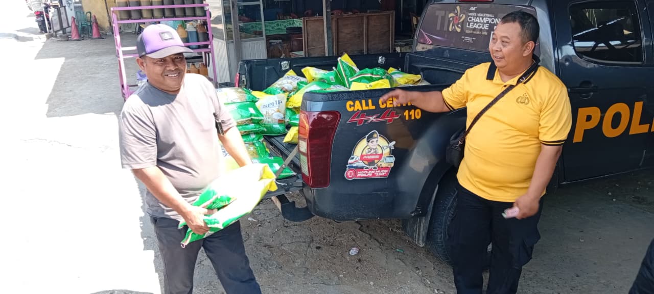 Gerakan Pangan Murah Digelar, Polsek Pontianak Timur dan Bulog Sediakan 1 Ton Beras SPHP