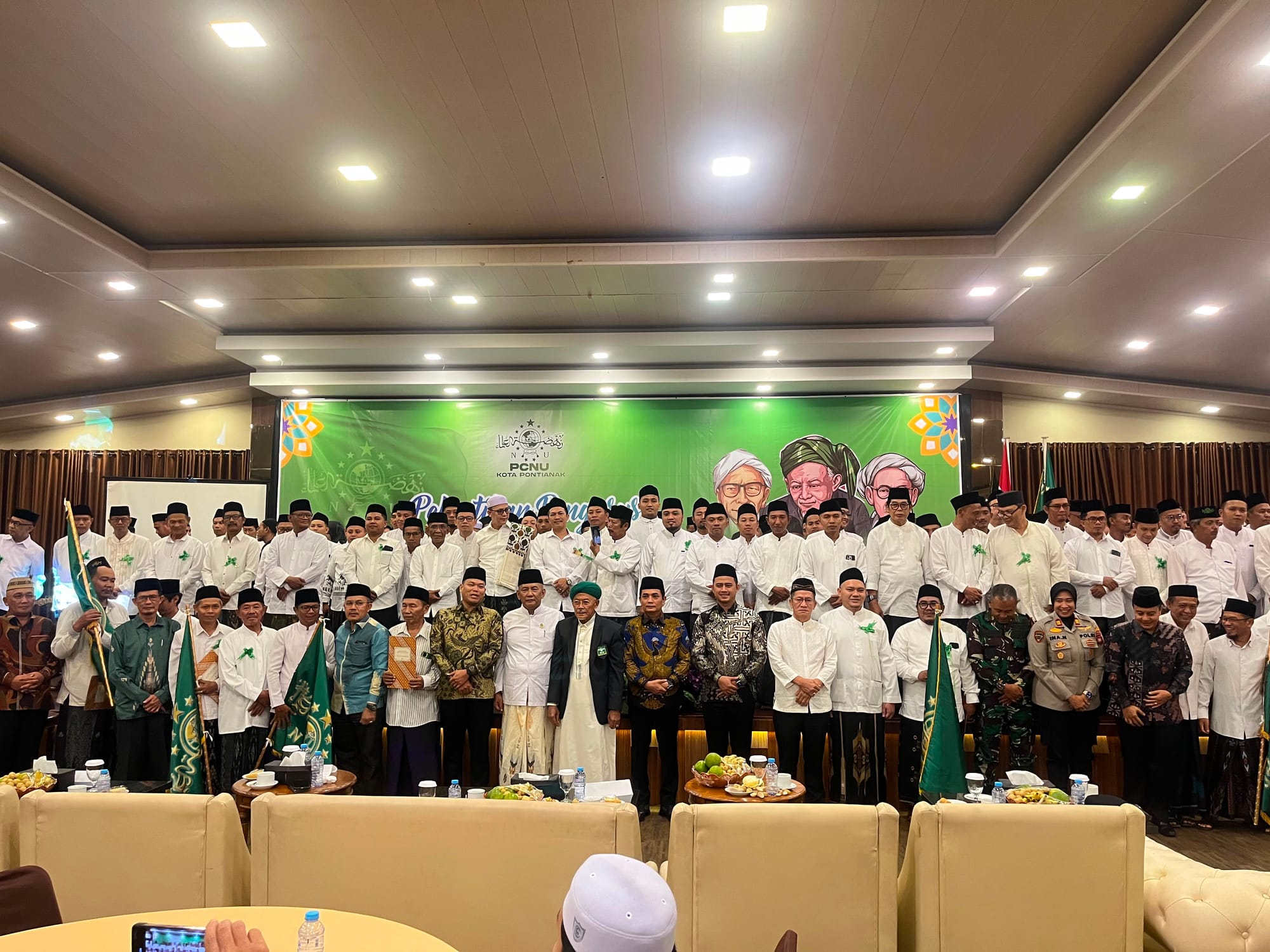 Pastikan Kegiatan Berlangsung Kondusif, Polresta Pontianak Amankan Pelantikan Pengurus MWC NU se-Kota Pontianak