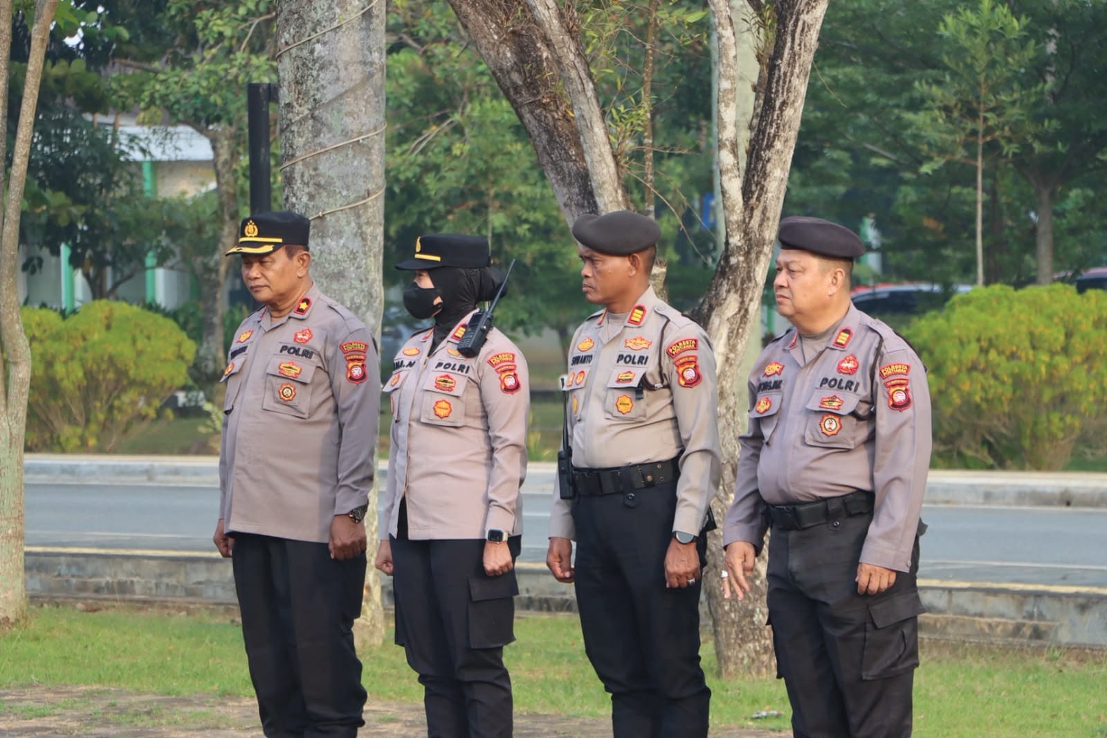 Kapolresta Pontianak Pimpin Apel Kesiapan Pengamanan Aksi Unjuk Rasa PSKB, Tekankan Pendekatan Humanis