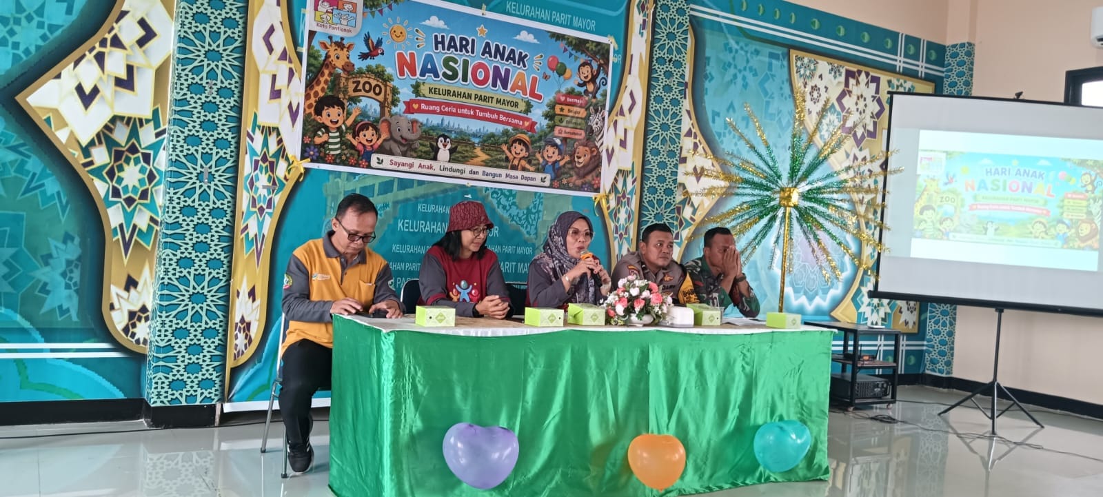 Bhabinkamtibmas Parit Mayor Hadiri Forum Anak dalam Rangka Hari Anak Nasional