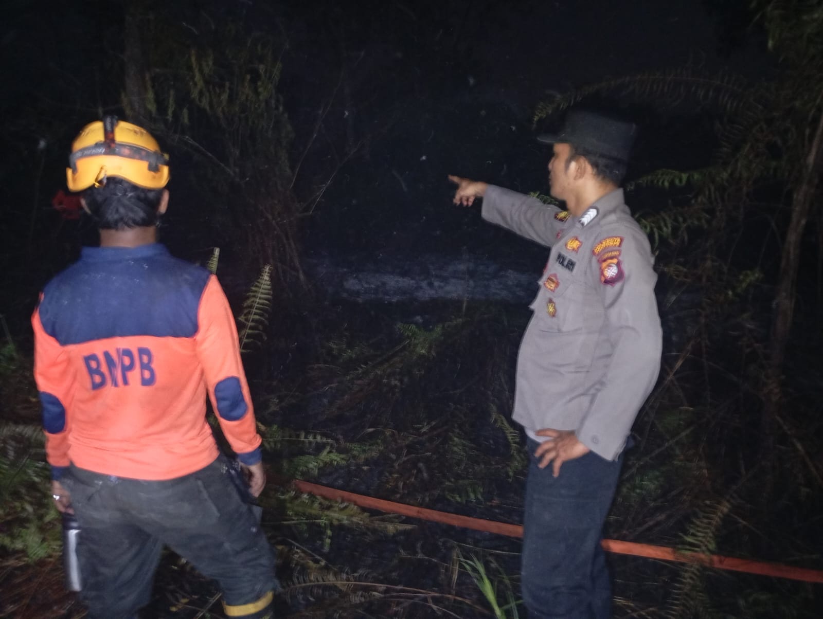 Polsek Pontianak Utara Gencarkan Edukasi Larangan Membakar Lahan untuk Cegah Karhutla