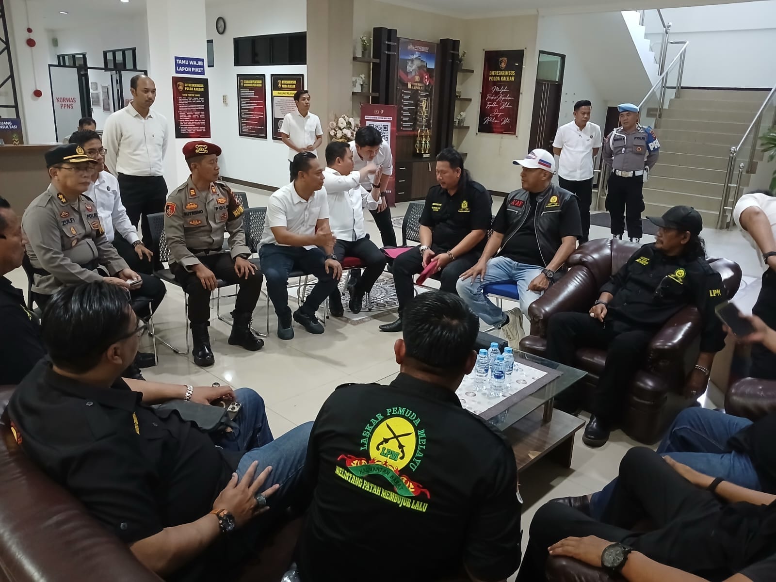 Aksi Damai DPP Laskar Pemuda Melayu Kalbar Berlangsung Lancar Berkat Pengamanan Polresta Pontianak