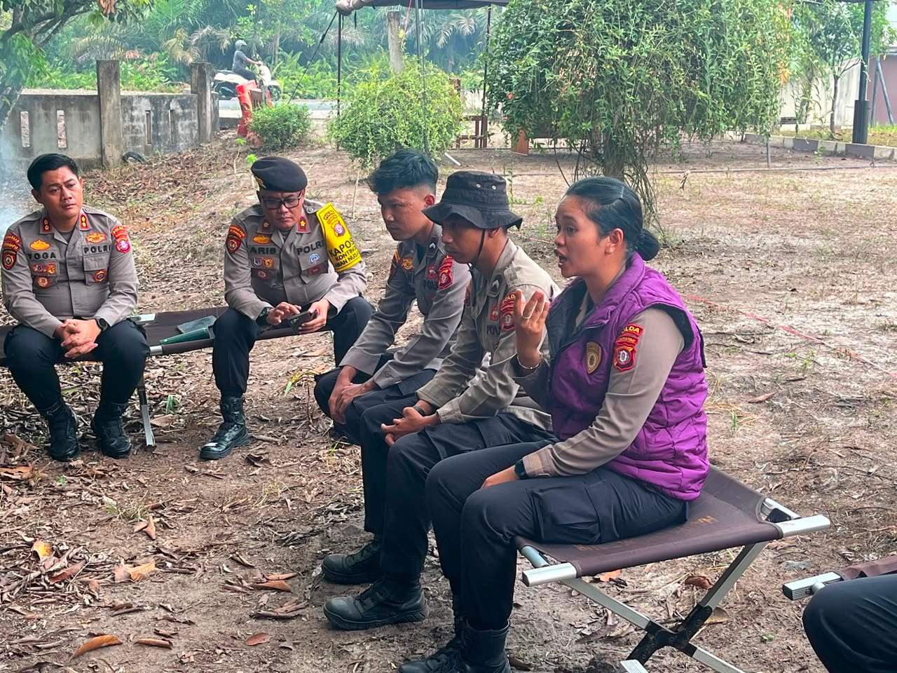 Pulihkan Kondisi Psikologis Personel, Polda Kalteng Gelar Trauma Healing bagi Satgas Aman Nusa II