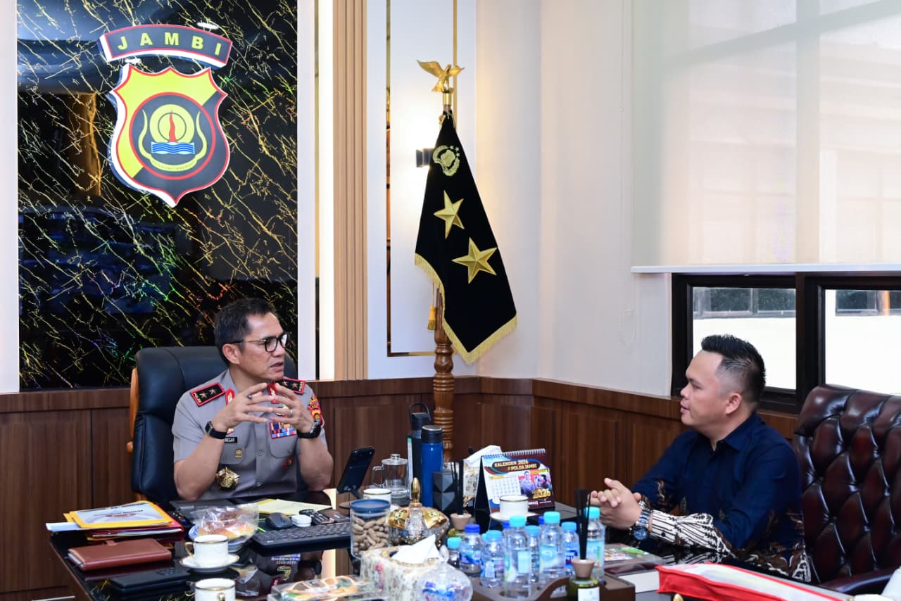 Kolaborasi Polda Jambi dan Asosiasi Ojol Nusantara Perkuat Budaya Tertib Lalu Lintas serta Stabilitas Kamtibmas