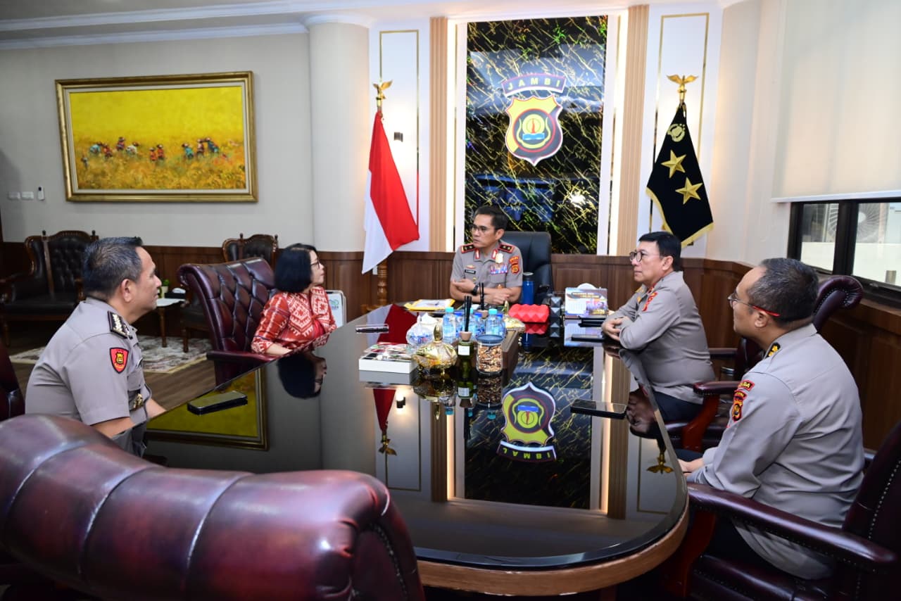 Kapolda Jambi Audiensi dengan Ketua Pengadilan Tinggi, Perkuat Sinergi Penegakan Hukum dan Kamtibmas