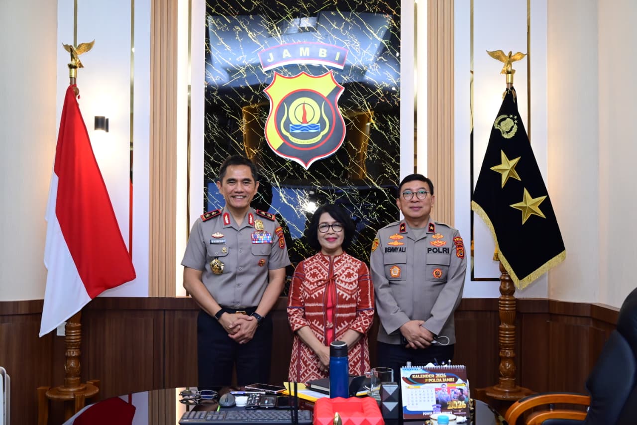 Pererat Kolaborasi Antar-Lembaga, Kapolda Jambi Temui Ketua Pengadilan Tinggi Bahas Penegakan Hukum