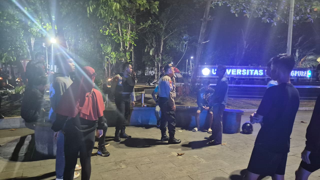 Patroli Skala Besar Enggang Resta Bubarkan Aksi Nongkrong Remaja, Antisipasi Balap Liar dan Knalpot Brong