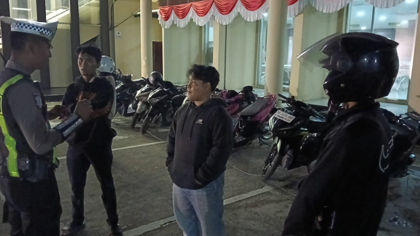 Ciptakan Kamseltibcarlantas, Sat Lantas Polresta Pontianak Intensifkan Penertiban Balap Liar dan Knalpot Brong