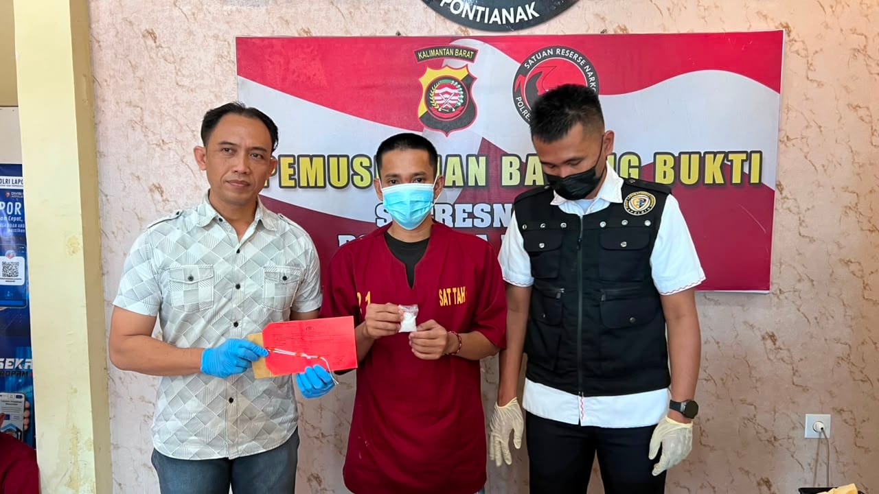 103,35 Gram Sabu Dimusnahkan, Satresnarkoba Polresta Pontianak Tegaskan Komitmen Berantas Narkotika