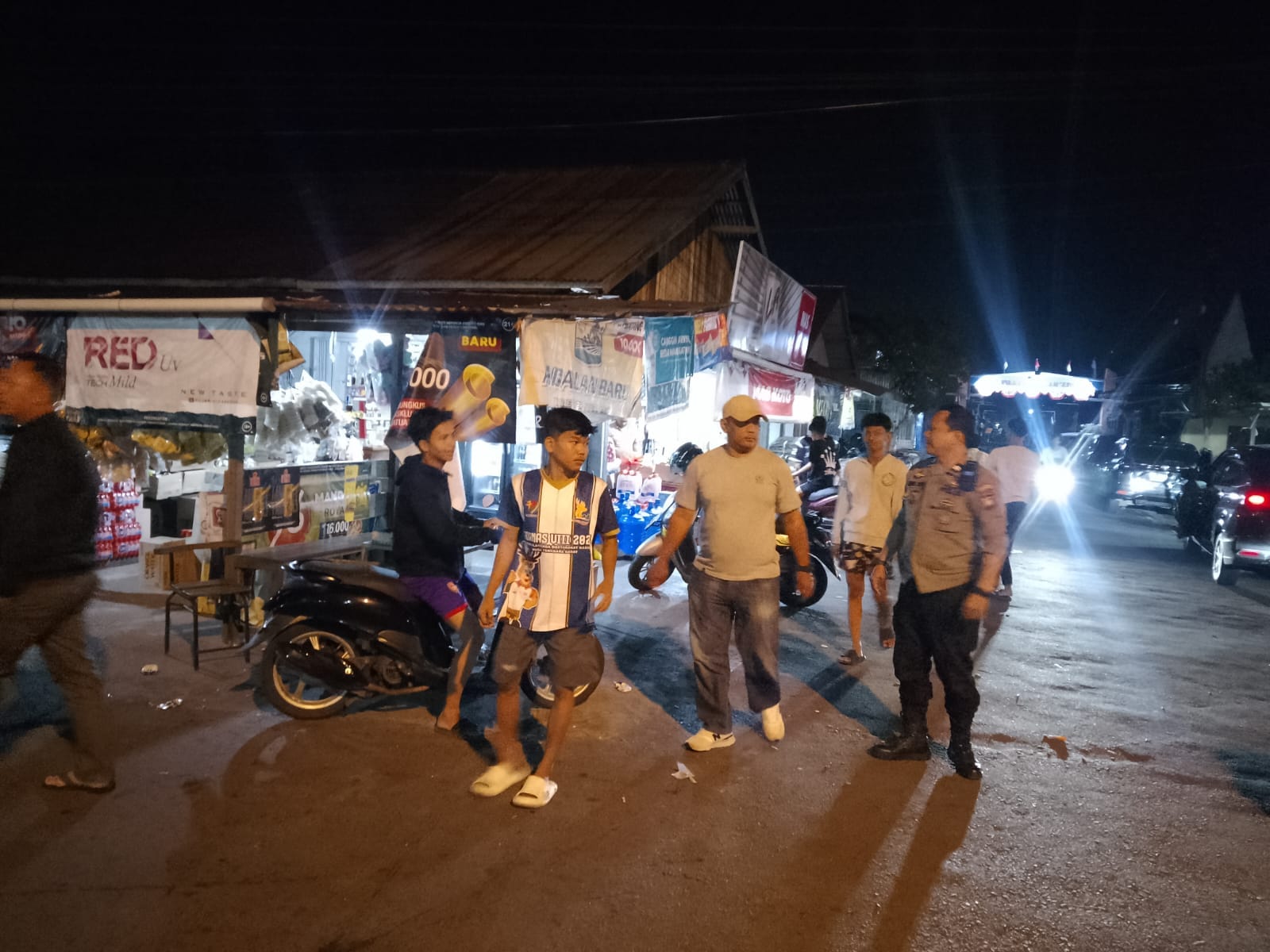 Polsek Pontianak Barat Intensifkan Patroli Enggang, Bubarkan Kerumunan Remaja pada Malam Hari