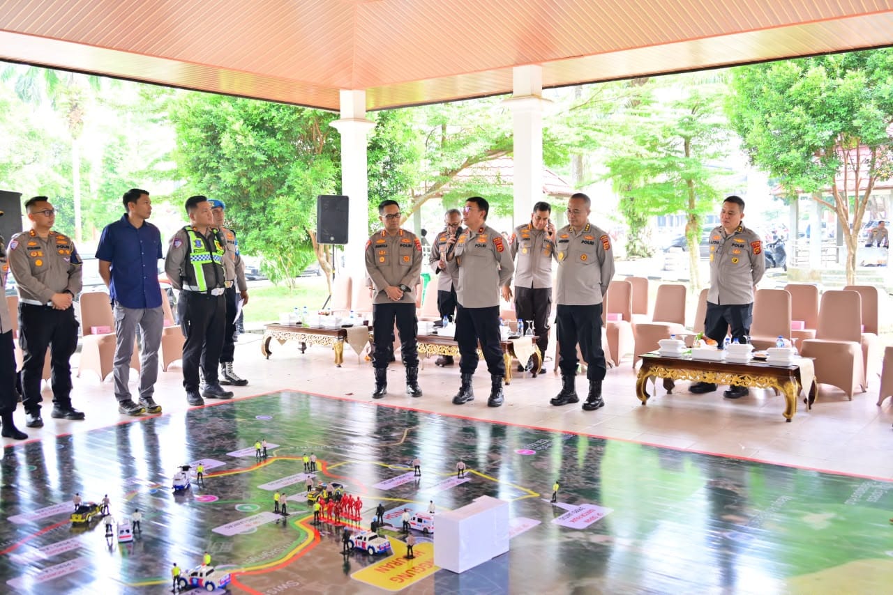 Jelang Presisi Merdeka Run 2026, Polda Jambi Perkuat Kesiapan Pengamanan Melalui Tactical Floor Game