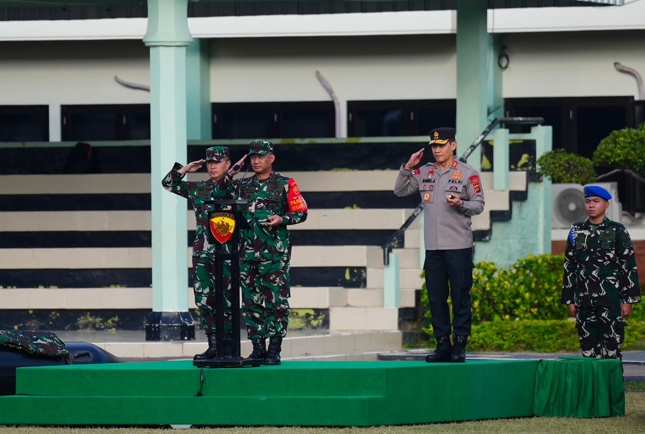 Kapolda Bali Hadiri Apel Gelar Pasukan LKO Kogabwilhan II 2026, Perkuat Kesiapsiagaan Penanggulangan Bencana