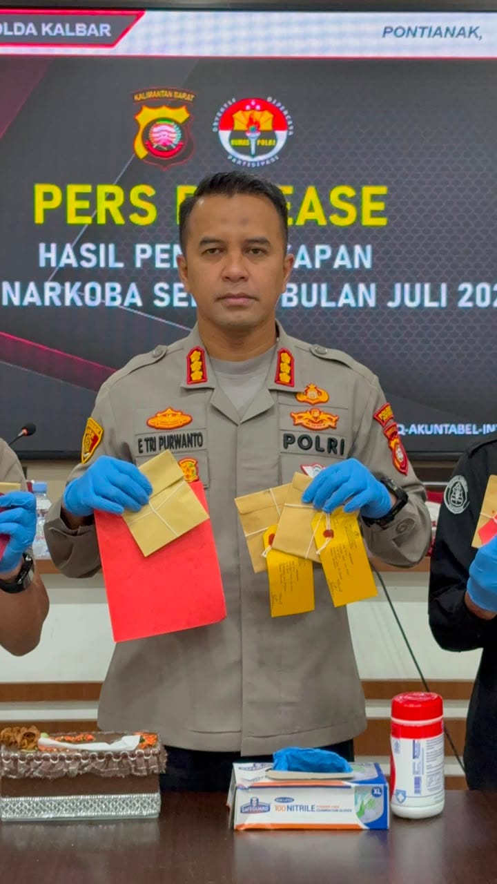Sepanjang Juli 2026, Satresnarkoba Bongkar 9 Kasus Narkoba dan Sita 126 Gram Sabu