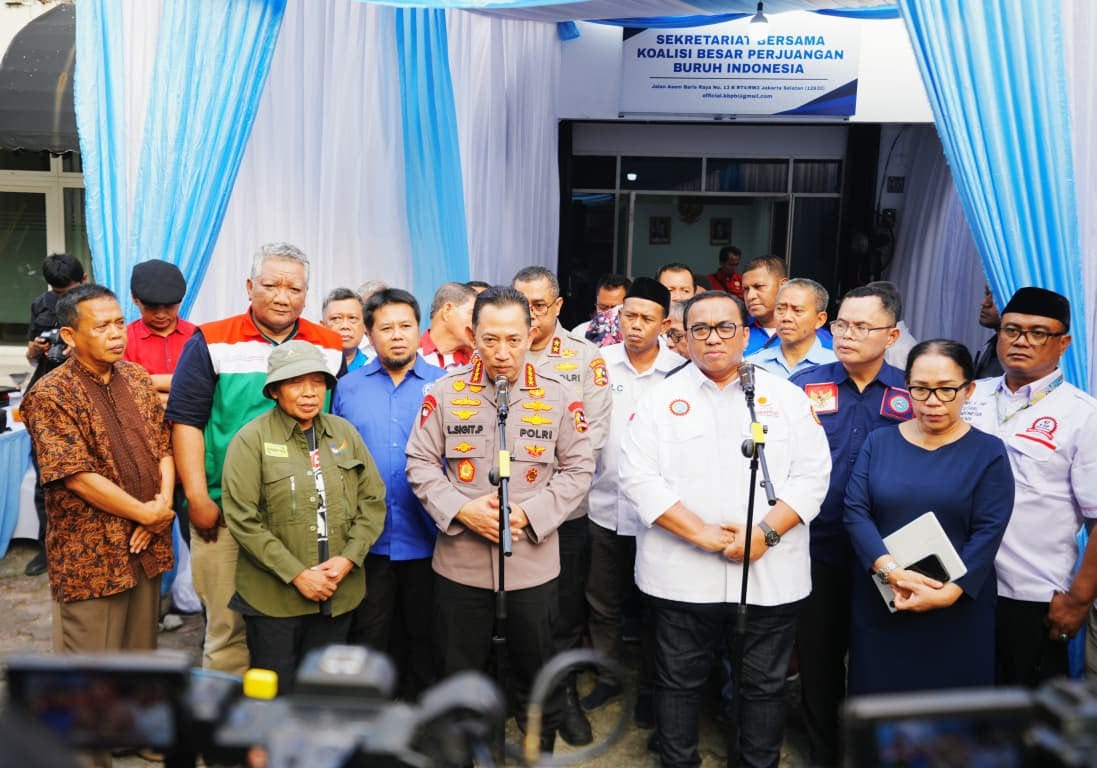 RUU Ketenagakerjaan Dibahas, Kapolri Dorong Dialog dan Serap Aspirasi Pekerja