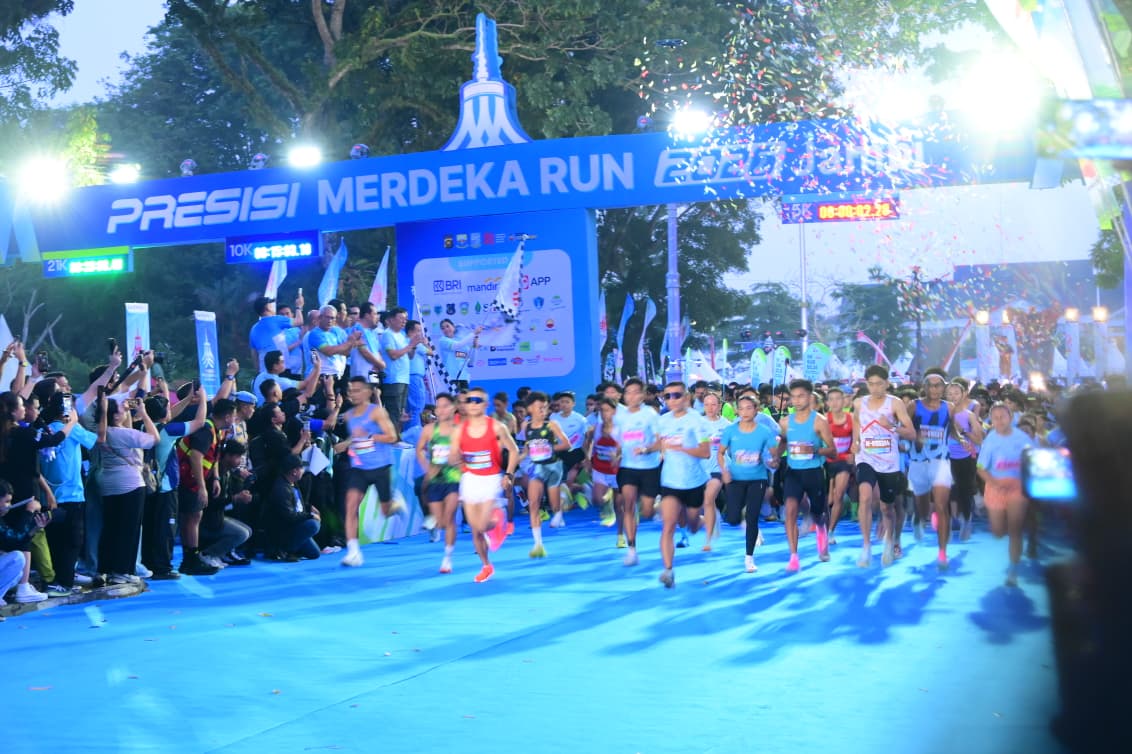 Ribuan Peserta Ramaikan Presisi Merdeka Run 2026, Ajang Lari Nasional Berlangsung Sukses di Jambi