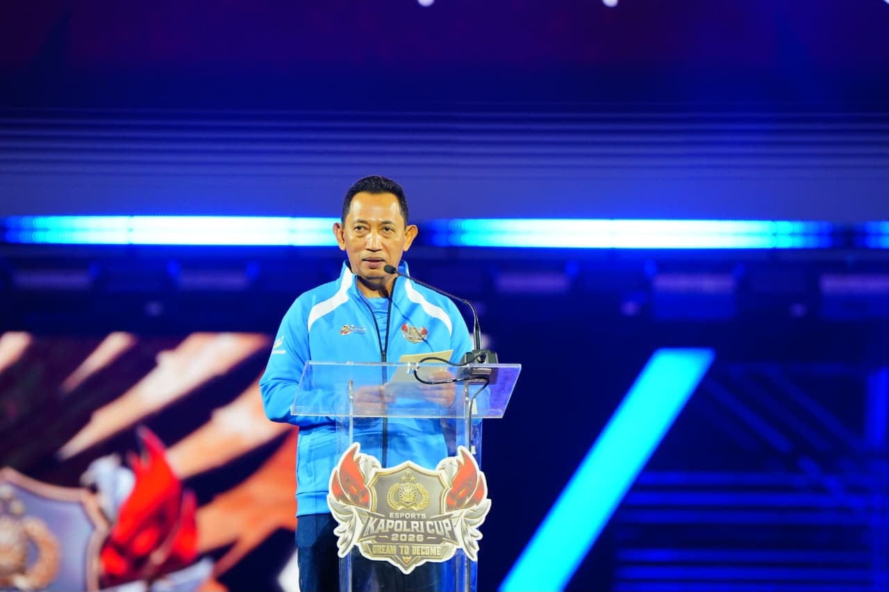 KAPOLRI TUTUP E-SPORTS KAPOLRI CUP 2026, AJAK GENERASI MUDA JADI DUTA KAMTIBMAS DAN AKTIF LAPORKAN GANGGUAN KE 110