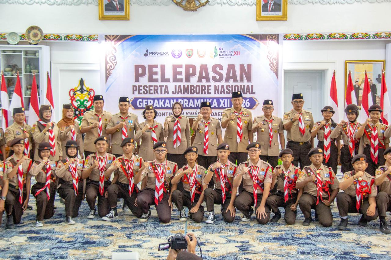 Lepas Kontingen Kalteng ke Jambore Nasional XII, Kapolda: Momentum Emas Bentuk Karakter Cinta Tanah Air dan Lingkungan