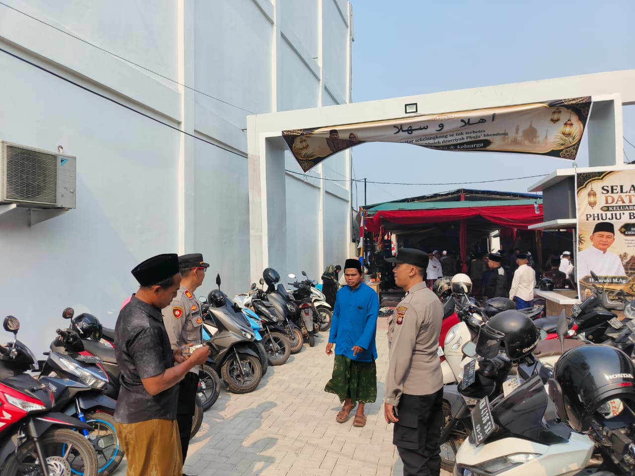 Pastikan Haul PCNU Berjalan Kondusif, Enggang Timur Lakukan Monitoring di Dalam Bugis