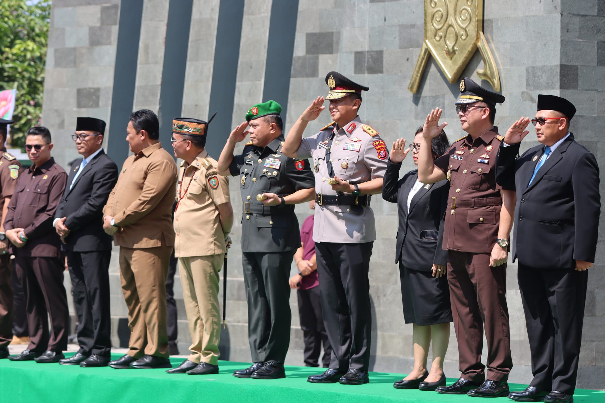 Kapolda Kalteng Apresiasi Sinergi TNI-Polri di HUT Pertama Kodam XXII/Tambun Bungai
