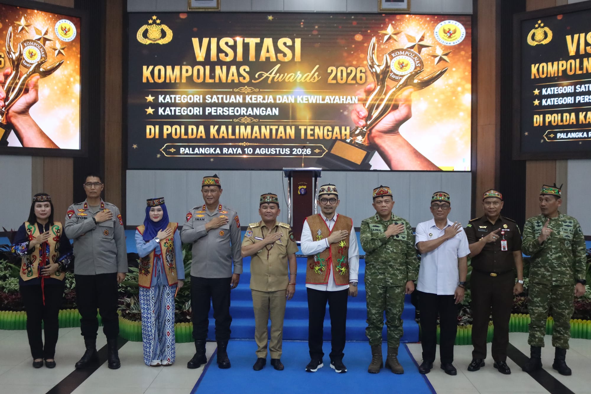 Polda Kalteng Masuk Nominasi Lima Besar Kompolnas Award 2026, Tim Visitasi Lakukan Verifikasi