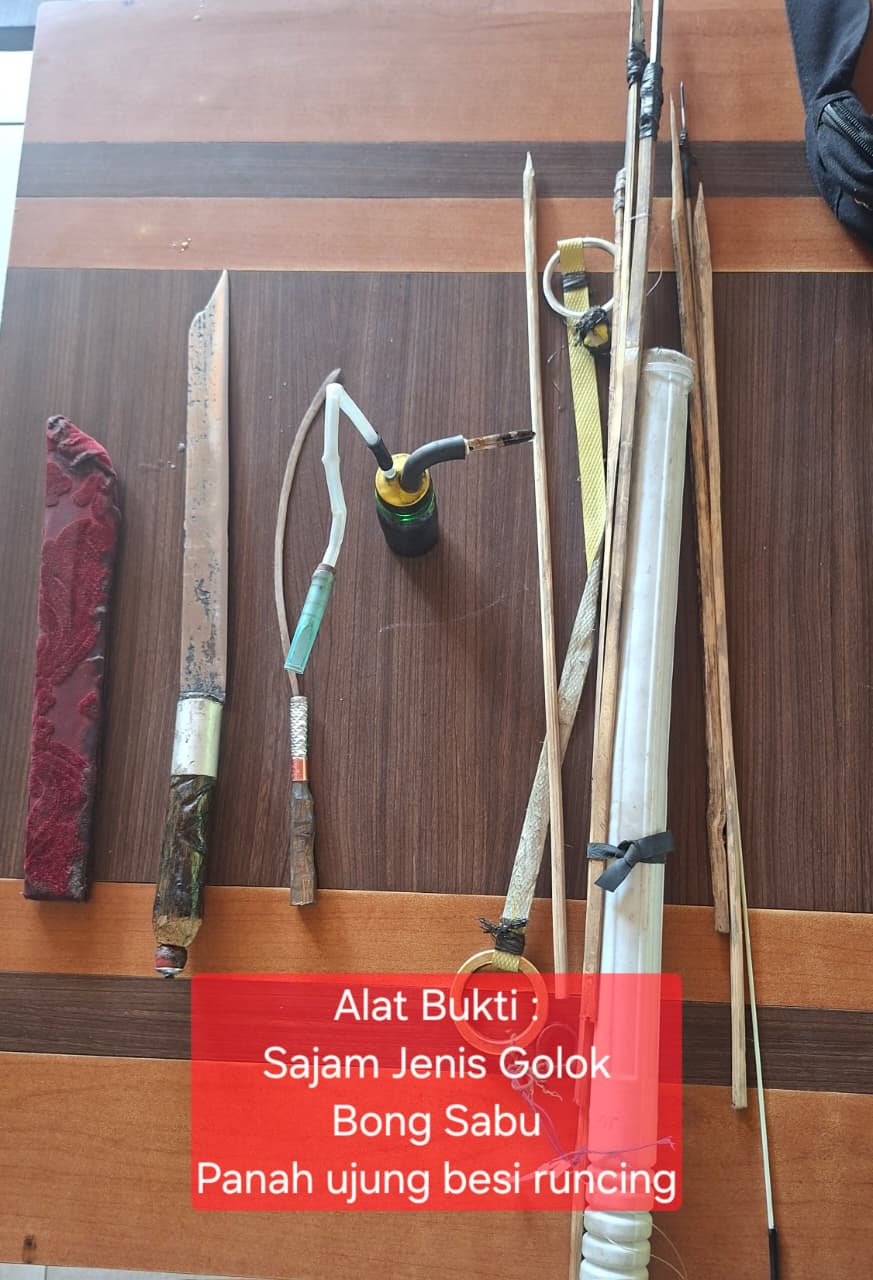 Bikin Resah di Puskesmas Alianyang, Pria Bawa Golok Diamankan Petugas