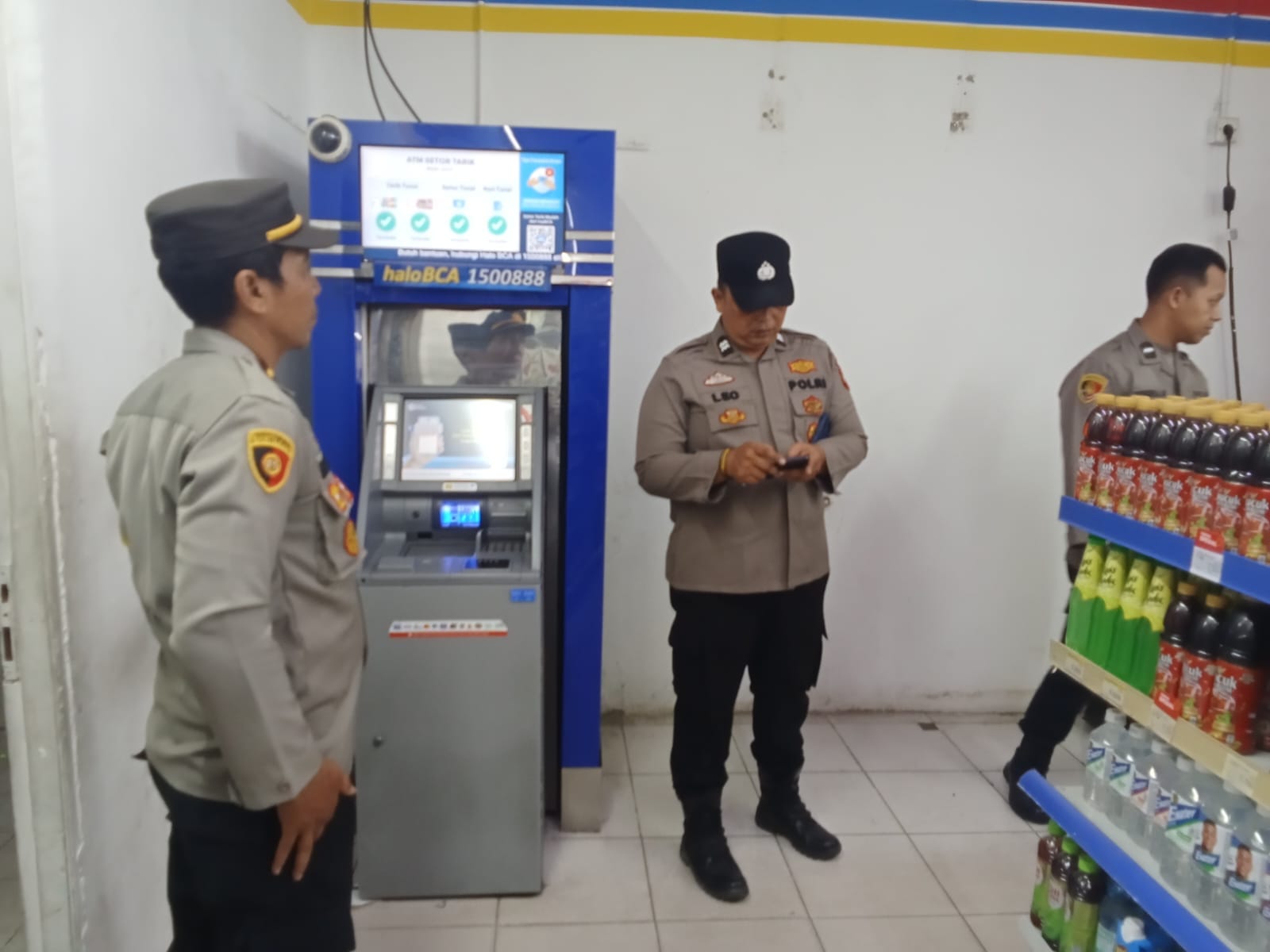 Patroli Enggang Selatan Sambangi Gerai ATM, Cegah Kejahatan dan Berikan Rasa Aman