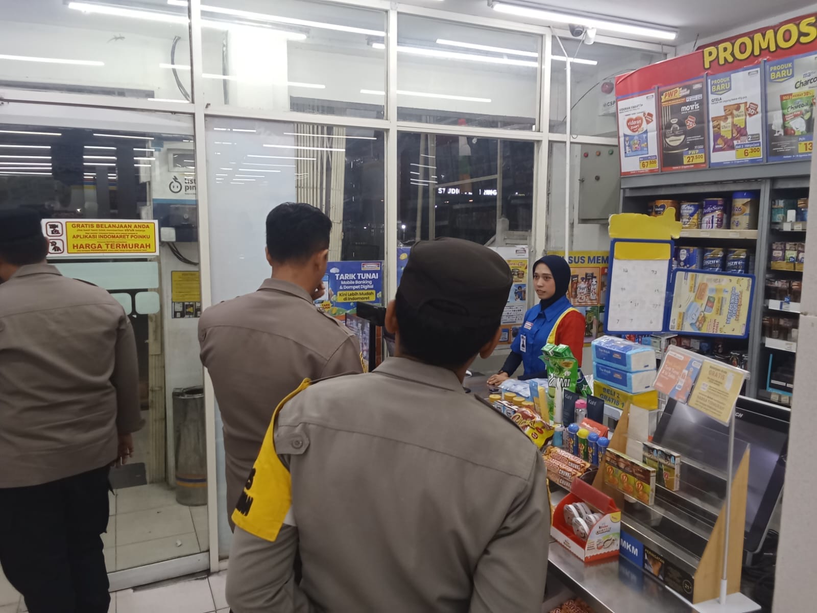 Cegah Aksi Kejahatan, Patroli Enggang Selatan Intensifkan Pemantauan Gerai ATM