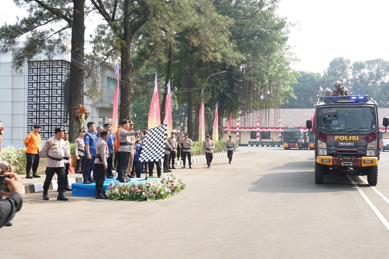 Perkuat Kesiapsiagaan Nasional, Polri Gelar Apel Serentak Penanggulangan Karhutla di Indonesia