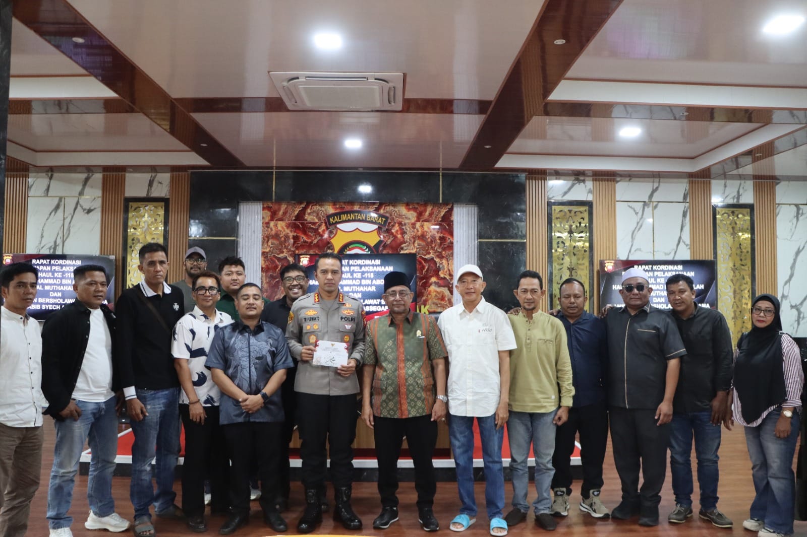 Polresta Pontianak Gelar Rakor Persiapan Haul ke-15 Habib Muhammad Bin Abdullah Al Muthahar dan Flamboyan Bersholawat