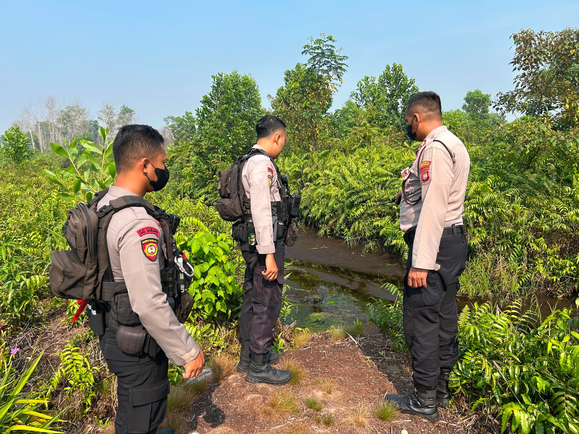 Antisipasi Karhutla, Sat Samapta Polresta Pontianak Sambangi Sejumlah Titik Rawan