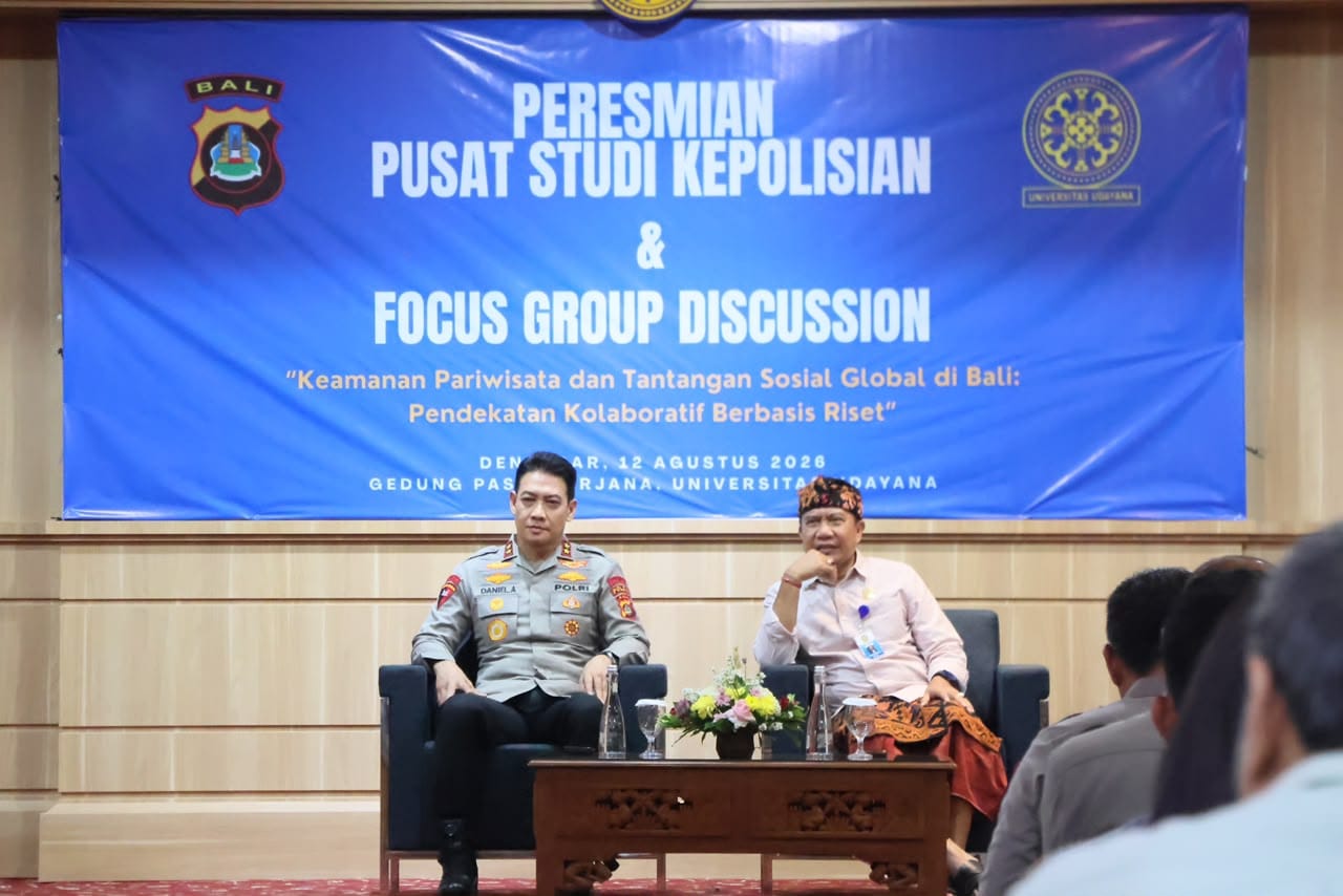 Sinergi Polda Bali dan Universitas Udayana: Resmikan Pusat Studi Kepolisian Berbasis Riset