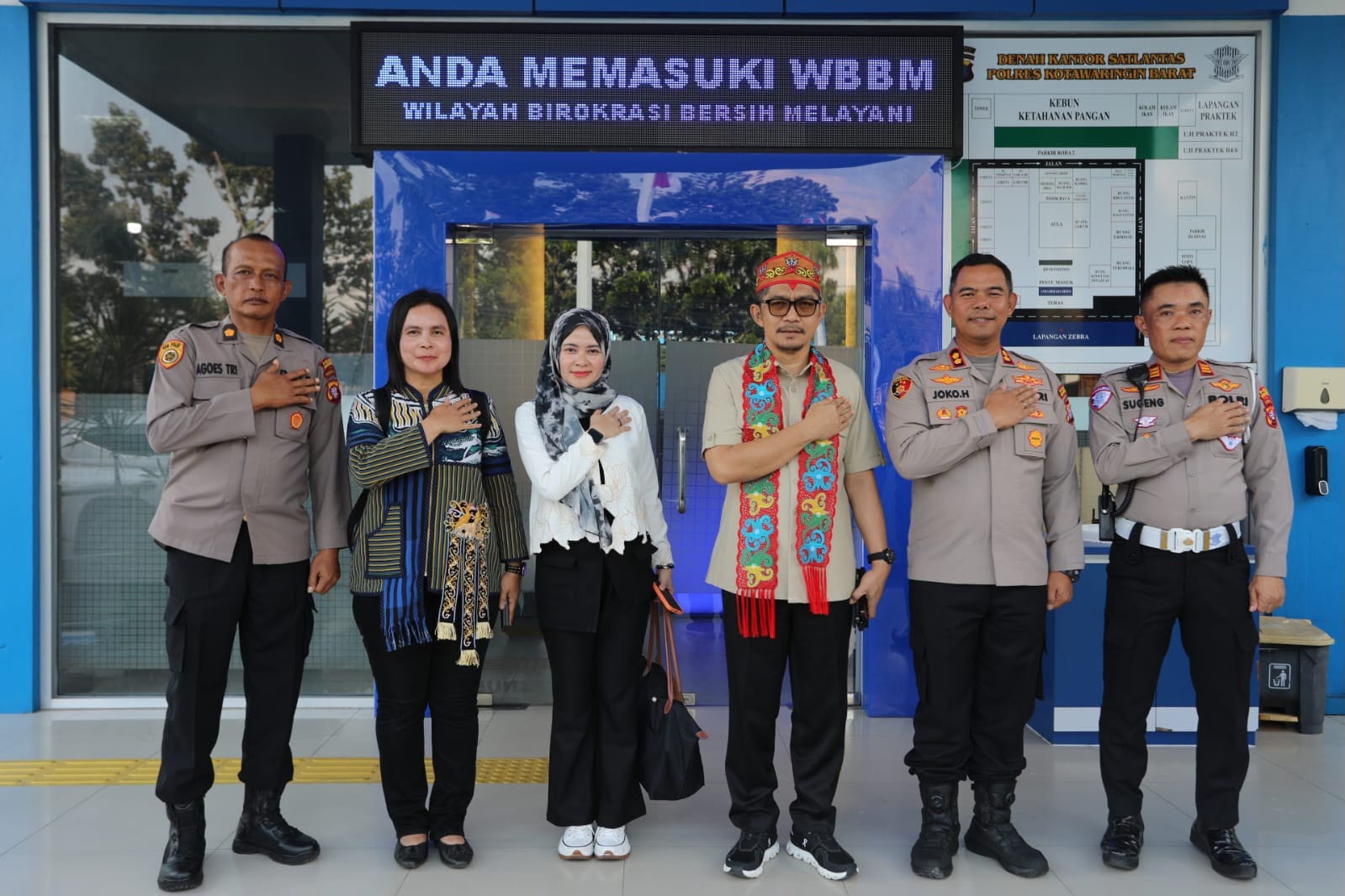 Kompolnas Visitasi Polres Kotawaringin Barat, Apresiasi Inovasi Pelayanan Berbasis Presisi