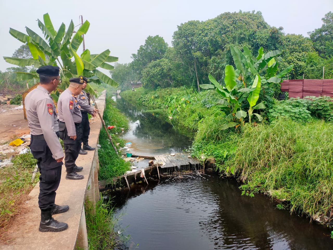 Cegah Karhutla, Patroli Enggang Polresta Pontianak Gencarkan Patroli di Area Rawan