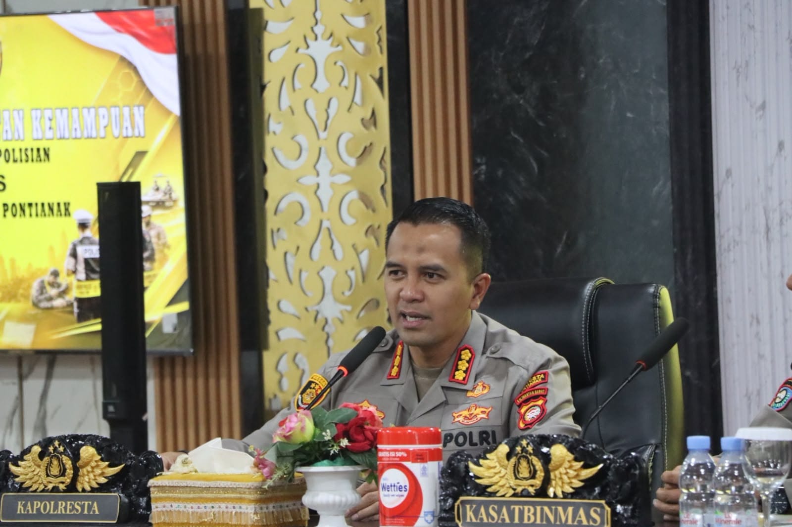 Perkuat Kemampuan Personel, Sat Binmas Polresta Pontianak Gelar Latkatpuan Fungsi Teknis Binmas