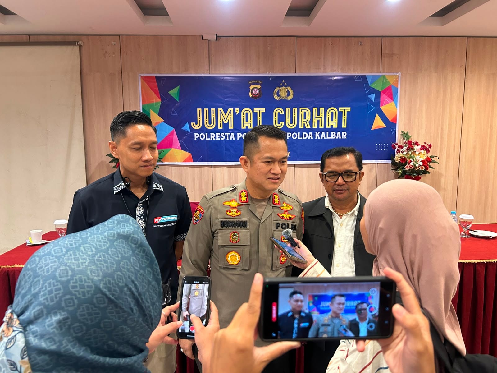 Polresta Pontianak Gelar Jumat Curhat Bersama Pertamina Patra Niaga Bahas Pengelolaan dan Distribusi BB