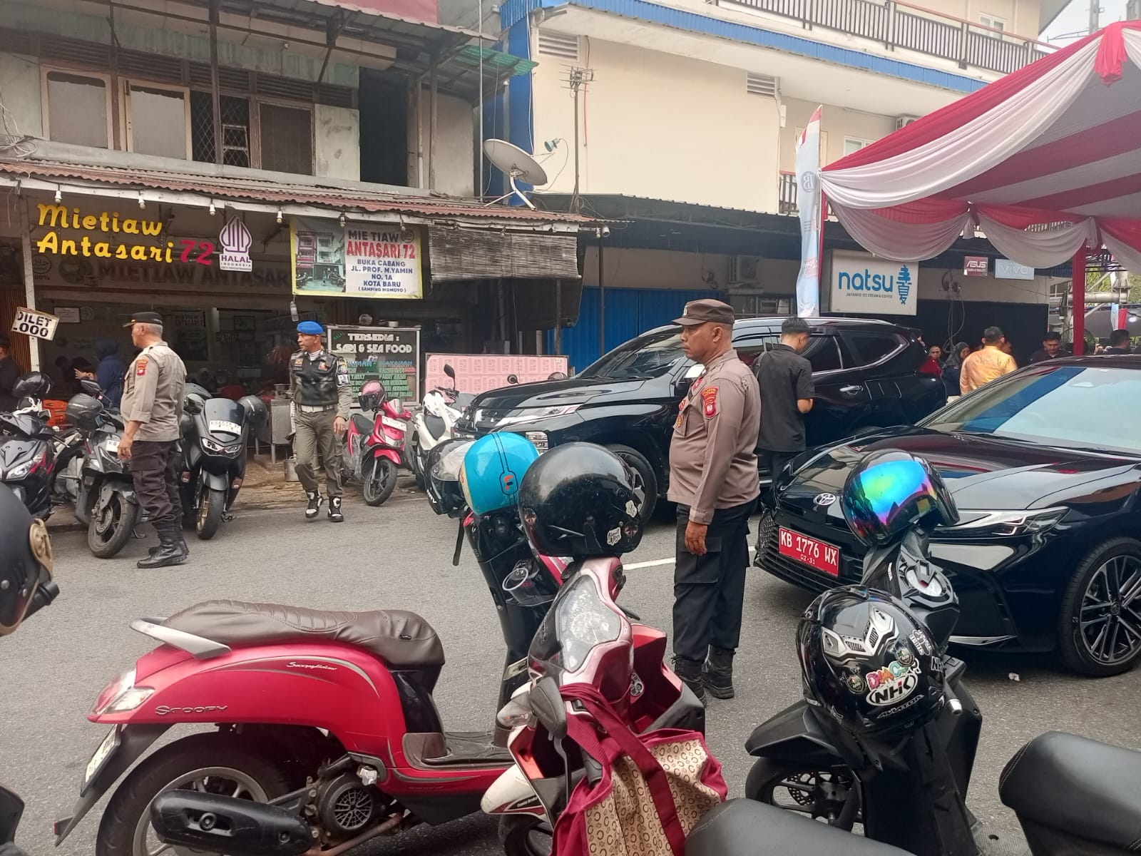 Jaga Keamanan dan Kelancaran PACAK, Polsek Pontianak Kota Turunkan Personel