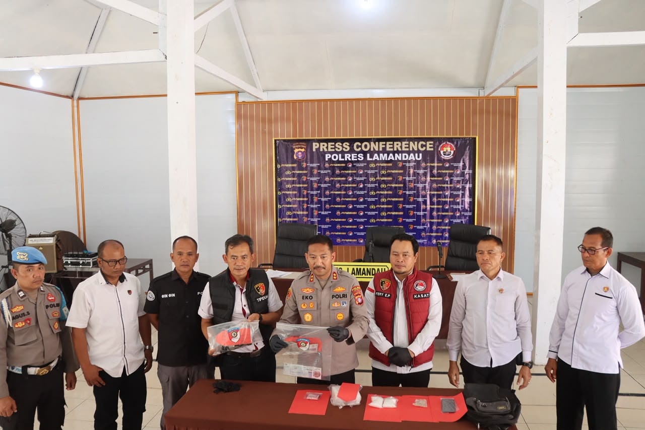 Bongkar Curanmor dan Peredaran Narkoba, Polres Lamandau Amankan 10 Motor dan 1,2 Kg Sabu