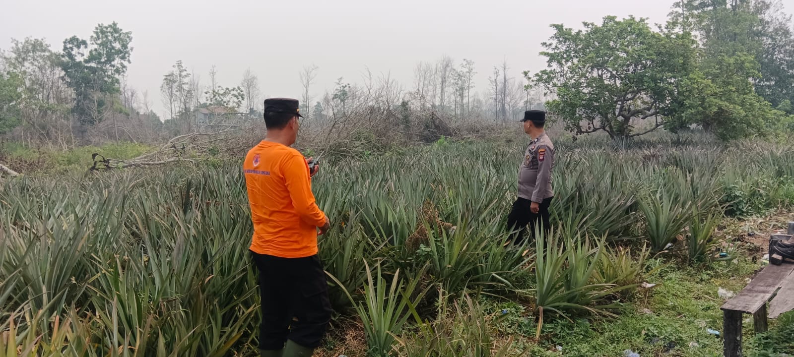 Polsek Pontianak Selatan Patroli Karhutla dan Sampaikan Imbauan di Purnama II Ujung