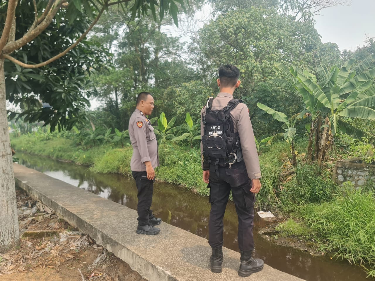 Polsek Pontianak Selatan Pantau Lahan Gambut, Cegah Karhutla Sejak Dini