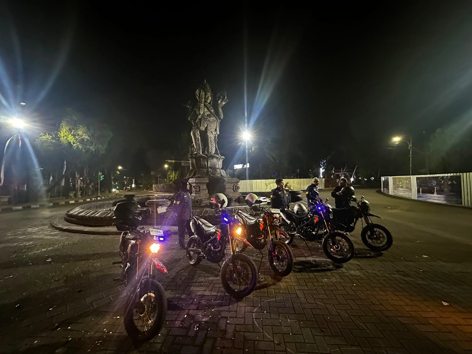 Jaga Kamtibmas URC Jatanras Ditreskrimum Polda Bali Patroli Malam Hari