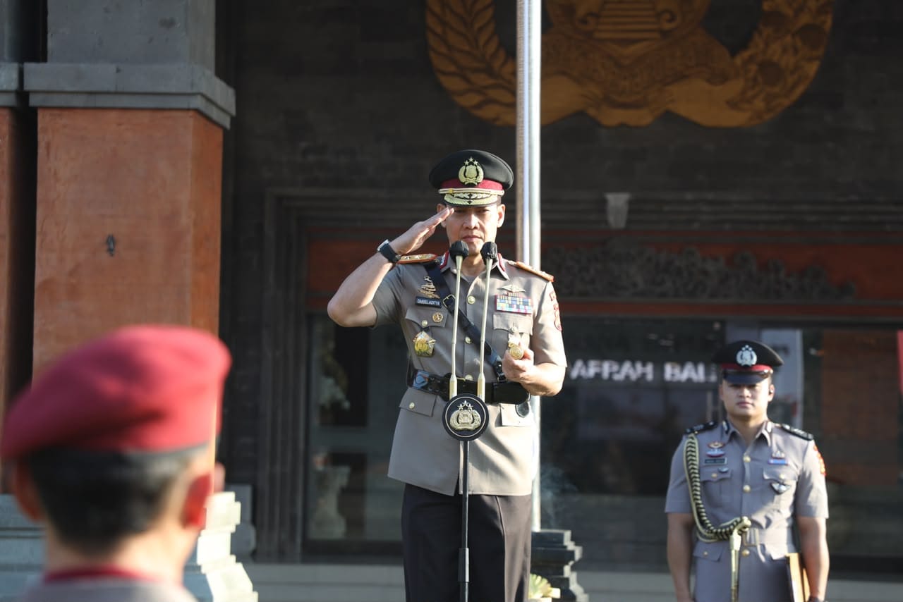 Polda Bali Gelar Upacara Peringatan Hari Juang Polri, Teguhkan Semangat Pengabdian dan Proklamasi Kepolisian