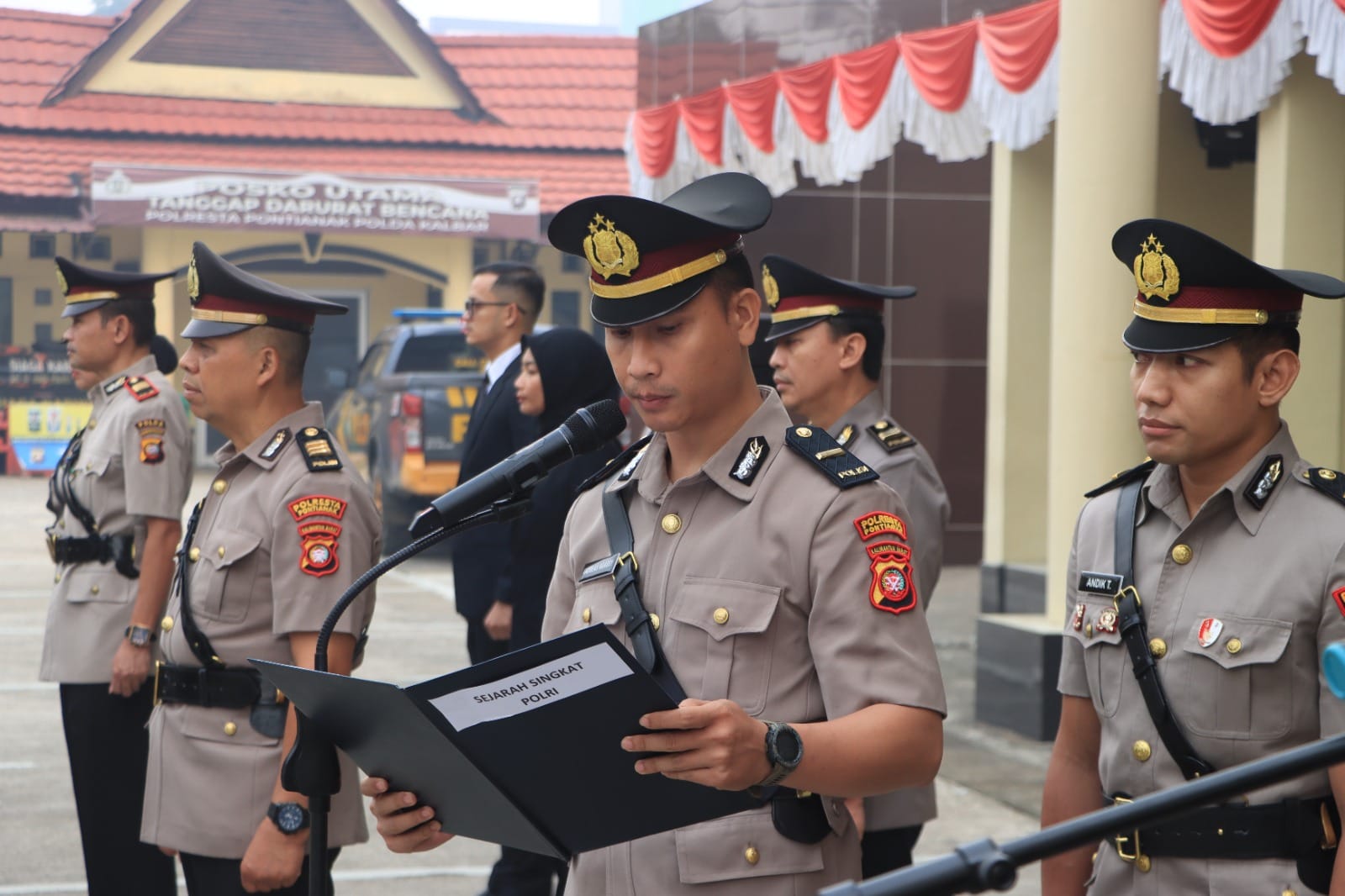 Polresta Pontianak Gelar Upacara Peringatan Hari Juang Polri 2026