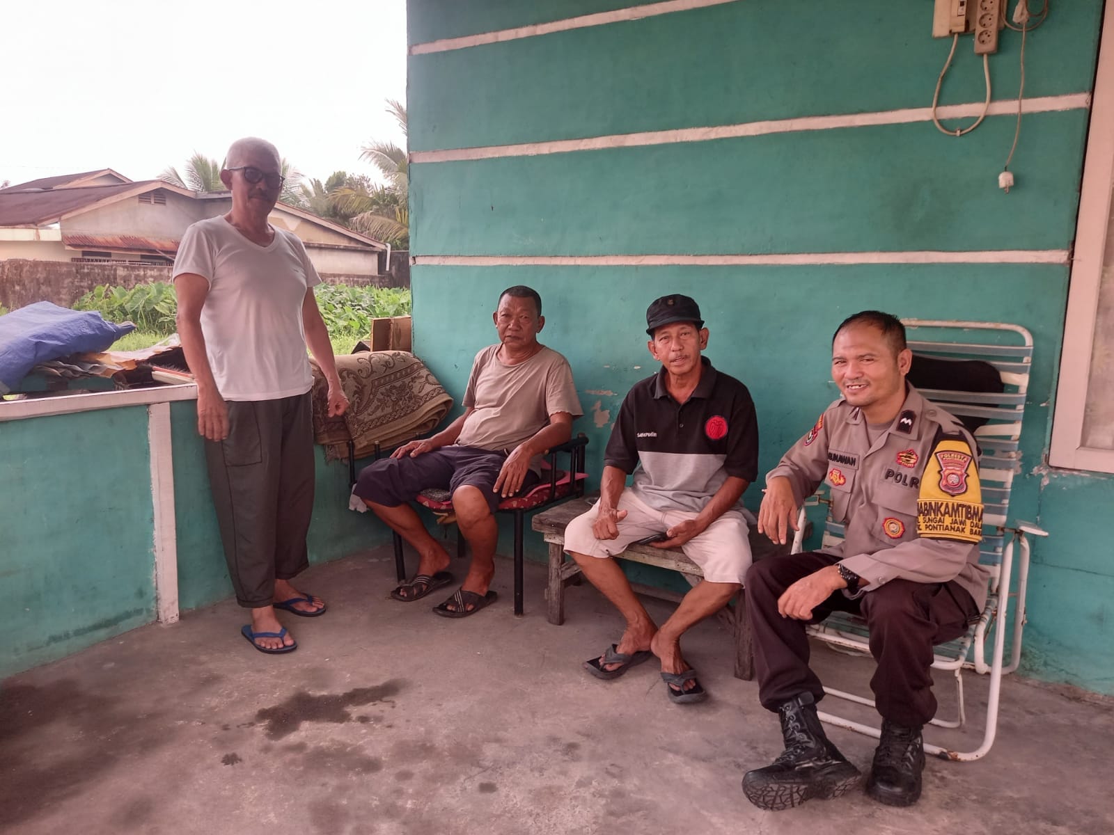 Sambang Dialogis, Bhabinkamtibmas Sei Jawi Dalam Ajak Warga Bersama Jaga Kamtibmas.