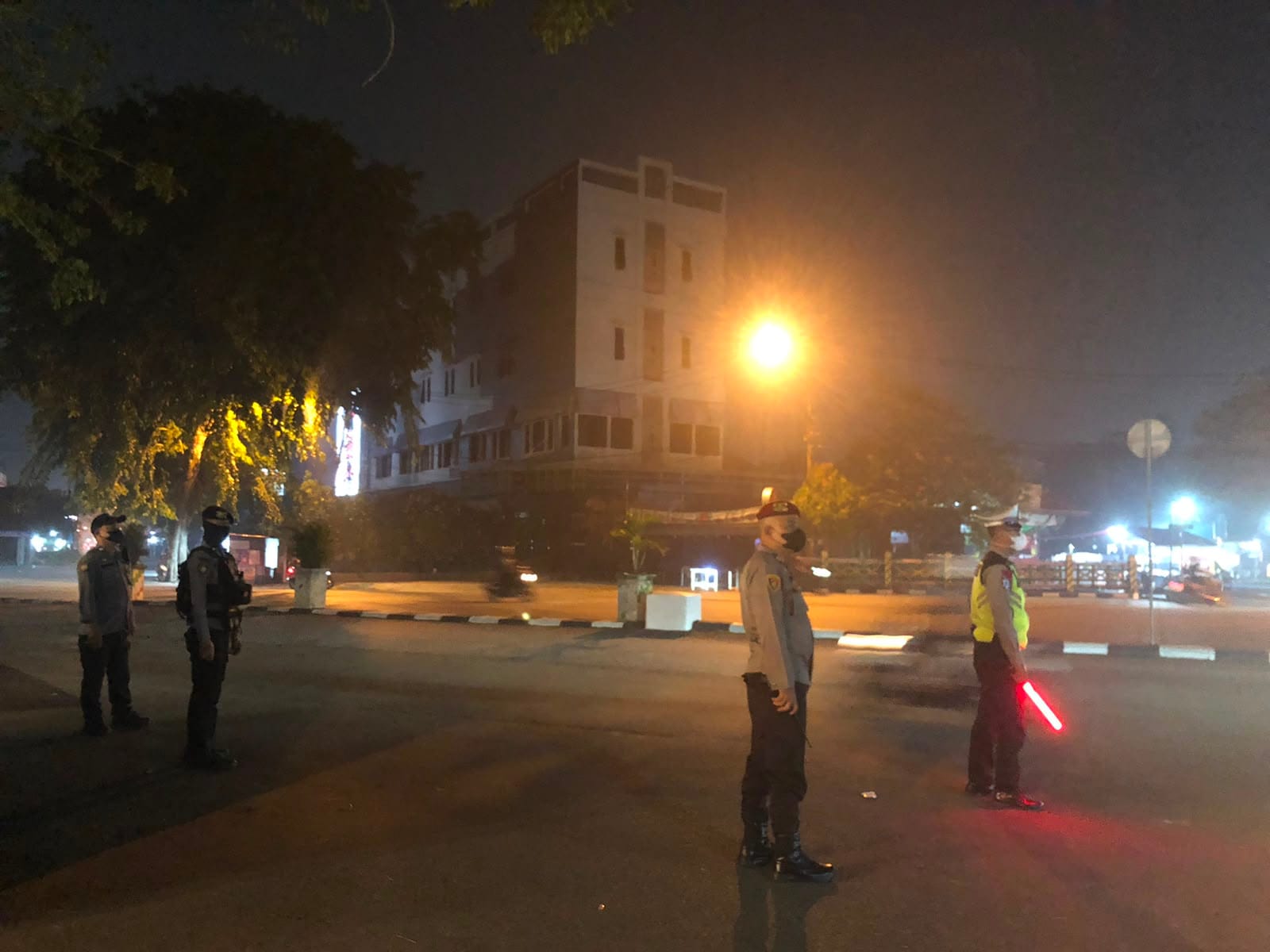 Malam Sabtu Aman, Patroli Enggang Selatan Antisipasi Balap Liar dan 4C