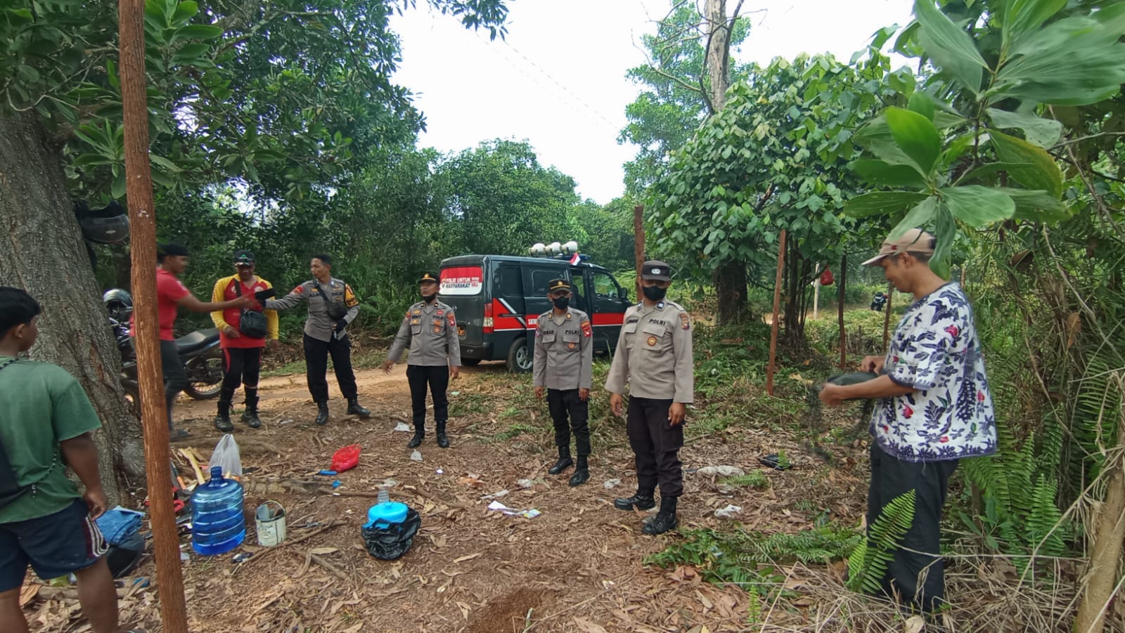 Sat Binmas Polresta Pontianak Gencarkan Patroli dan Sambang Cegah Karhutla